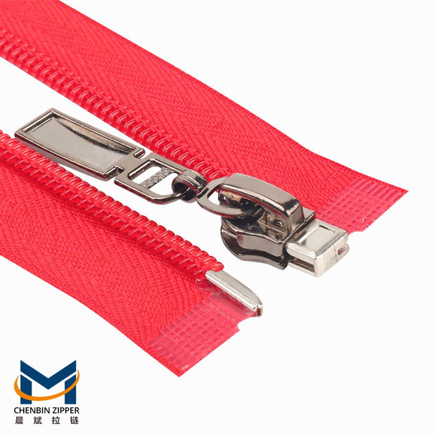 Nylon Open End Zipper With Automatic Slider